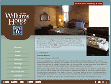 Tablet Screenshot of 1890williamshouse.com